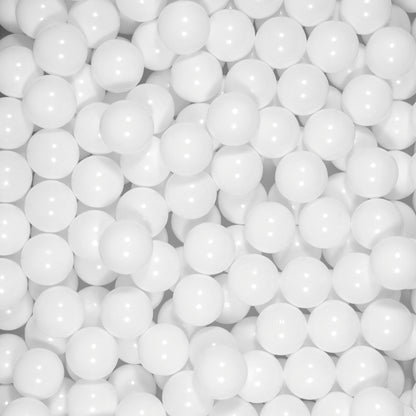 White Balls in ball pit 2,76" | non-toxic plastic ball pool balls |  ball pond balls