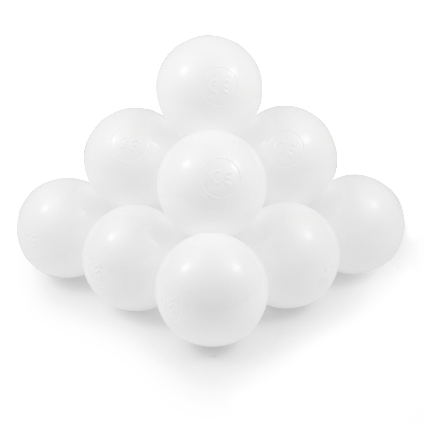 White Balls in ball pit 2,76" | non-toxic plastic ball pool balls |  ball pond balls