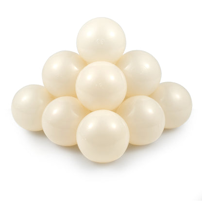 Cream pearl Balls in ball pit 2,76" | non-toxic plastic ball pool balls |  ball pond balls