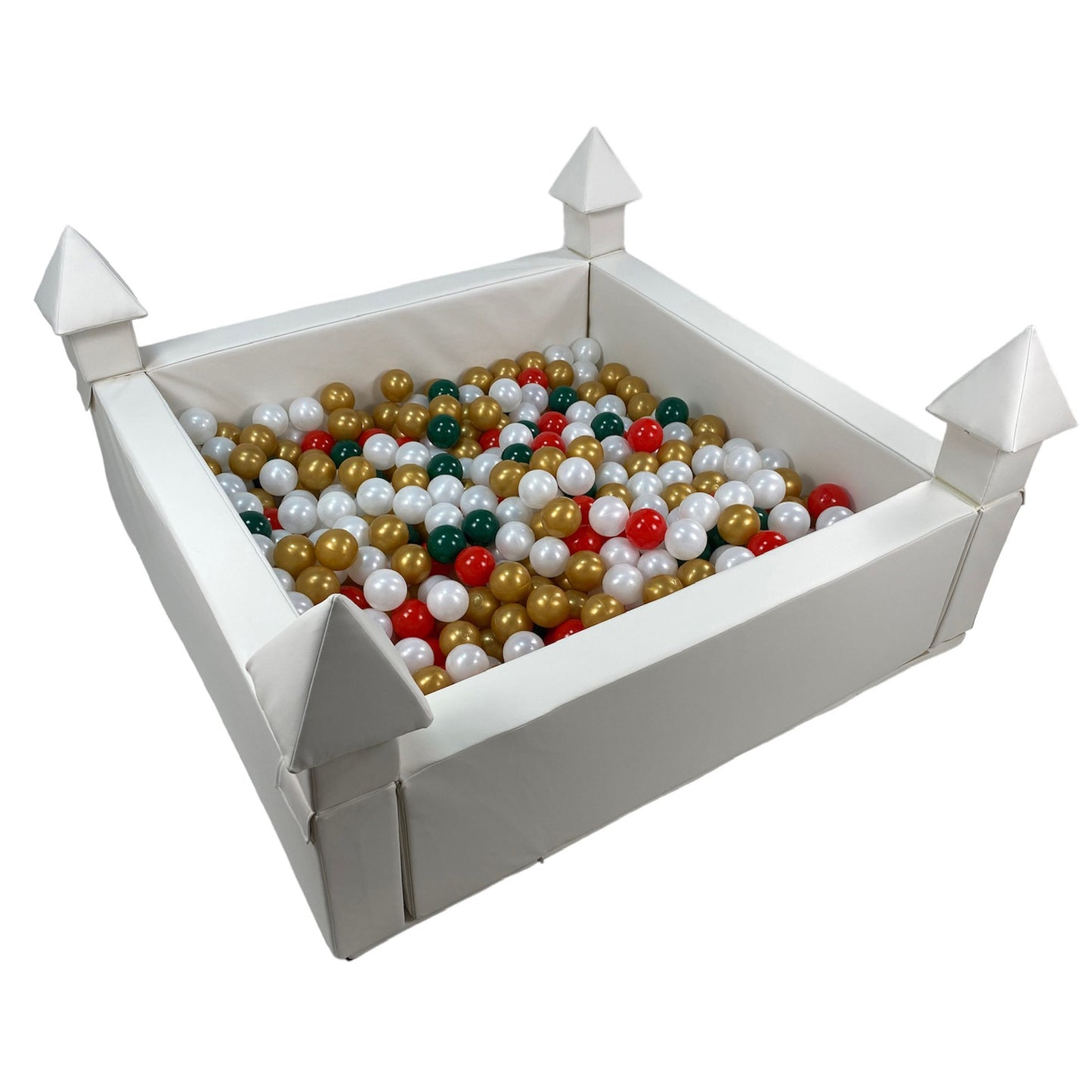 White Castle Ball Pit, Baby Ball Pool, Soft play equipment, Activity Toy,Soft Play Area,large ball pit,foam ball pit