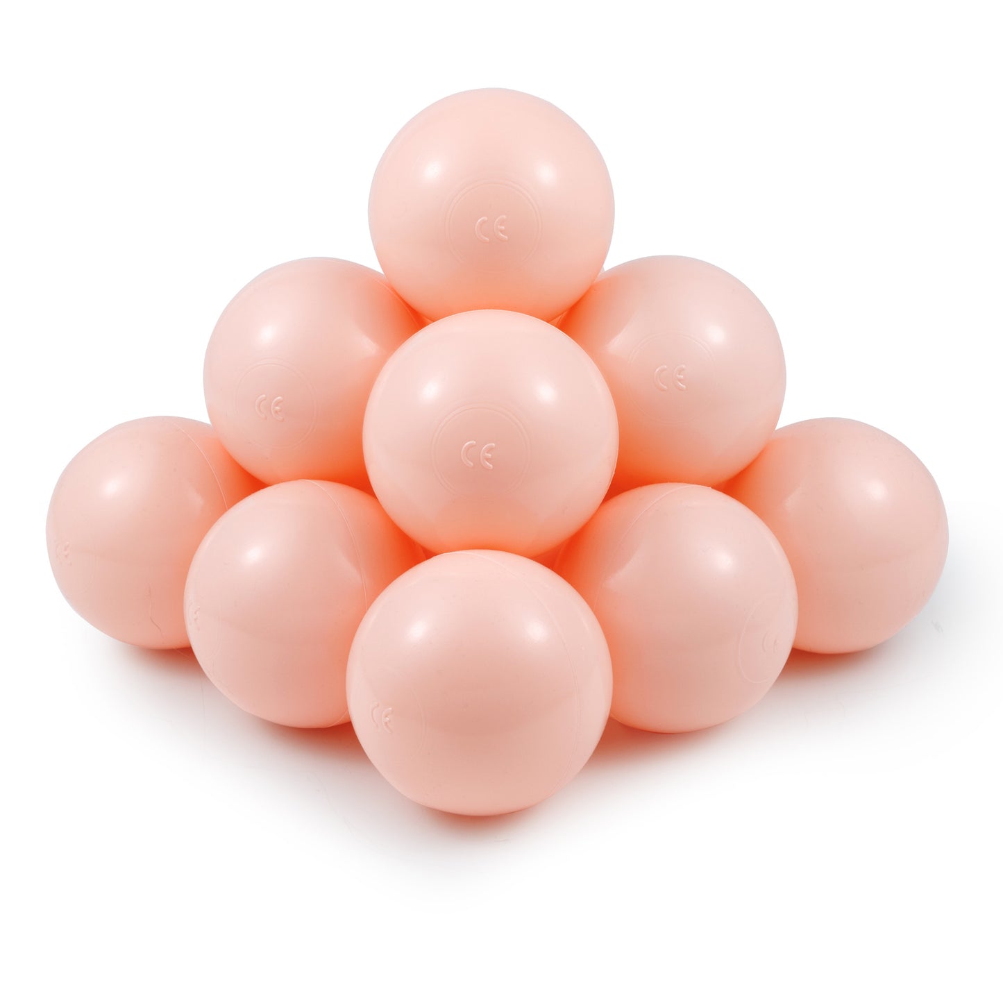 Peach Balls in ball pit 2,76" | non-toxic plastic ball pool balls |  ball pond balls