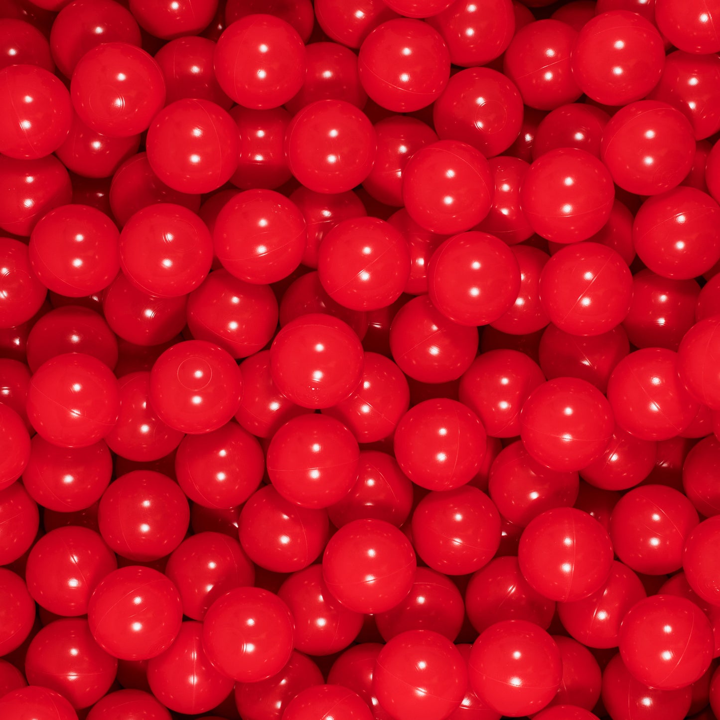 Red Balls in ball pit 2,76" | non-toxic plastic ball pool balls |  ball pond balls