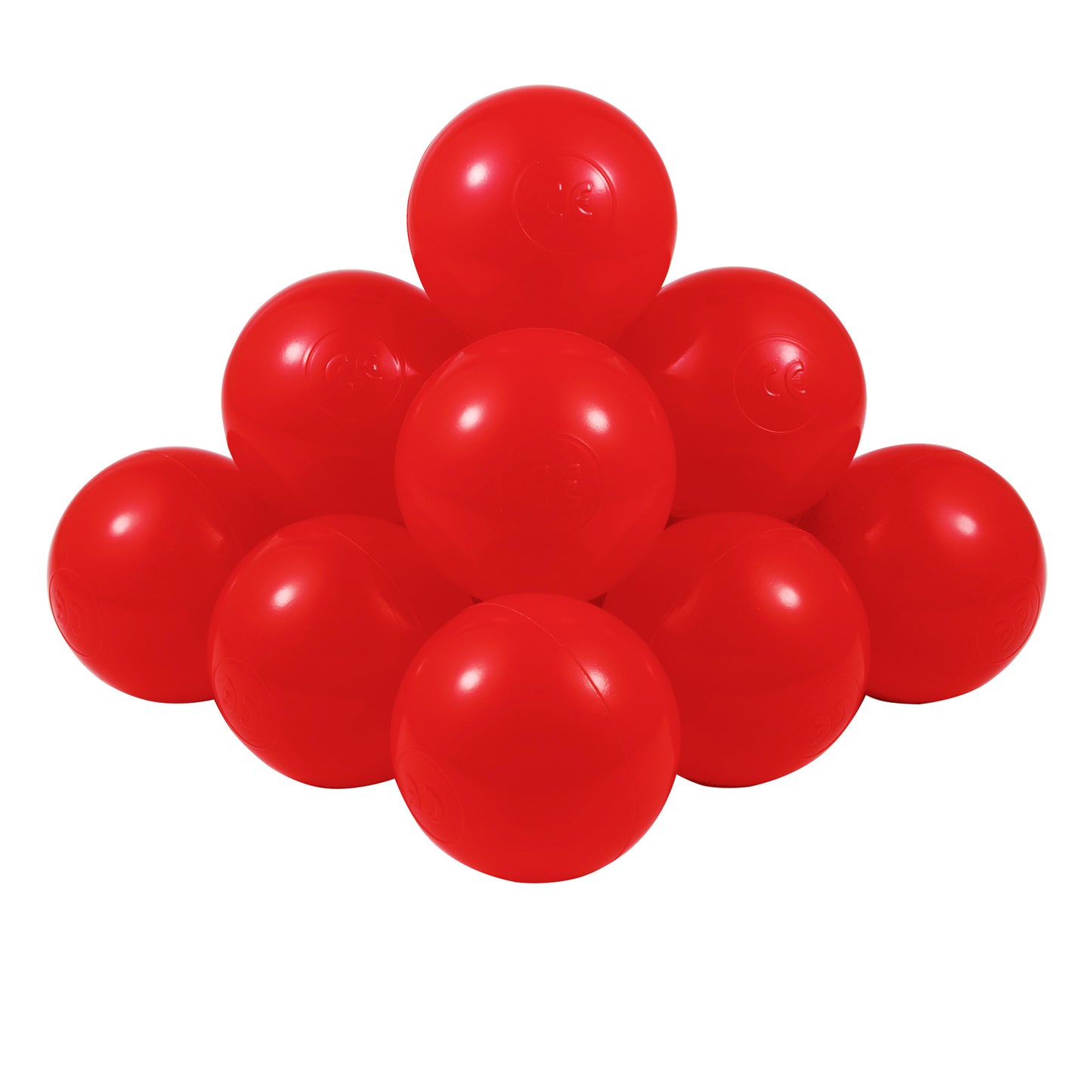 Red Balls in ball pit 2,76" | non-toxic plastic ball pool balls |  ball pond balls