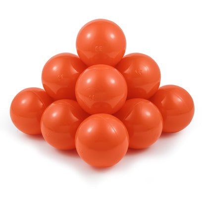 Orange Balls in ball pit 2,76" | non-toxic plastic ball pool balls |  ball pond balls