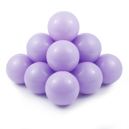 Baby purple Balls in ball pit 2,76" | non-toxic plastic ball pool balls |  ball pond balls