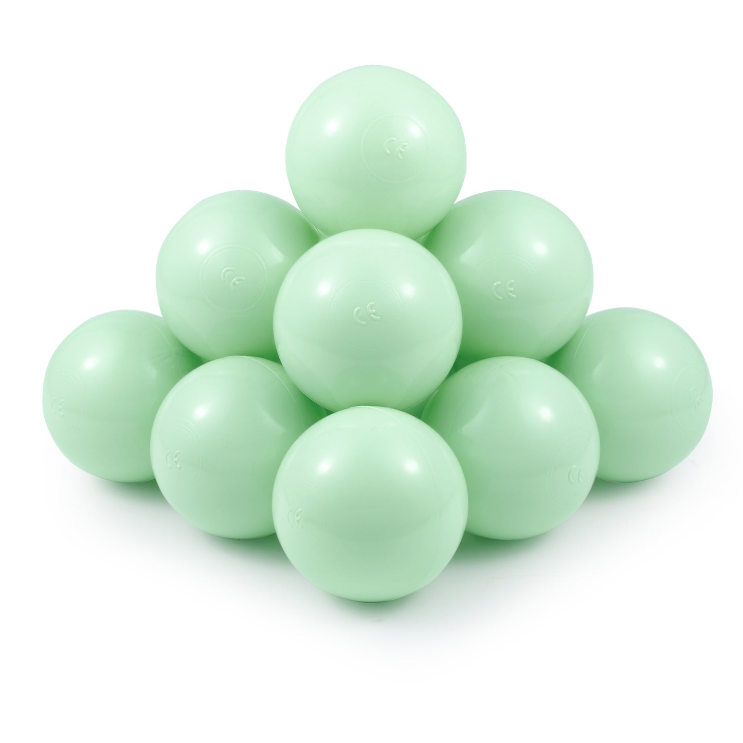 Pistachio Balls in ball pit 2,76" | non-toxic plastic ball pool balls |  ball pond balls