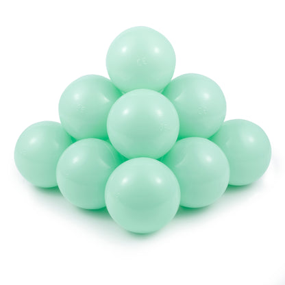 Mint Balls in ball pit 2,76" | non-toxic plastic ball pool balls |  ball pond balls