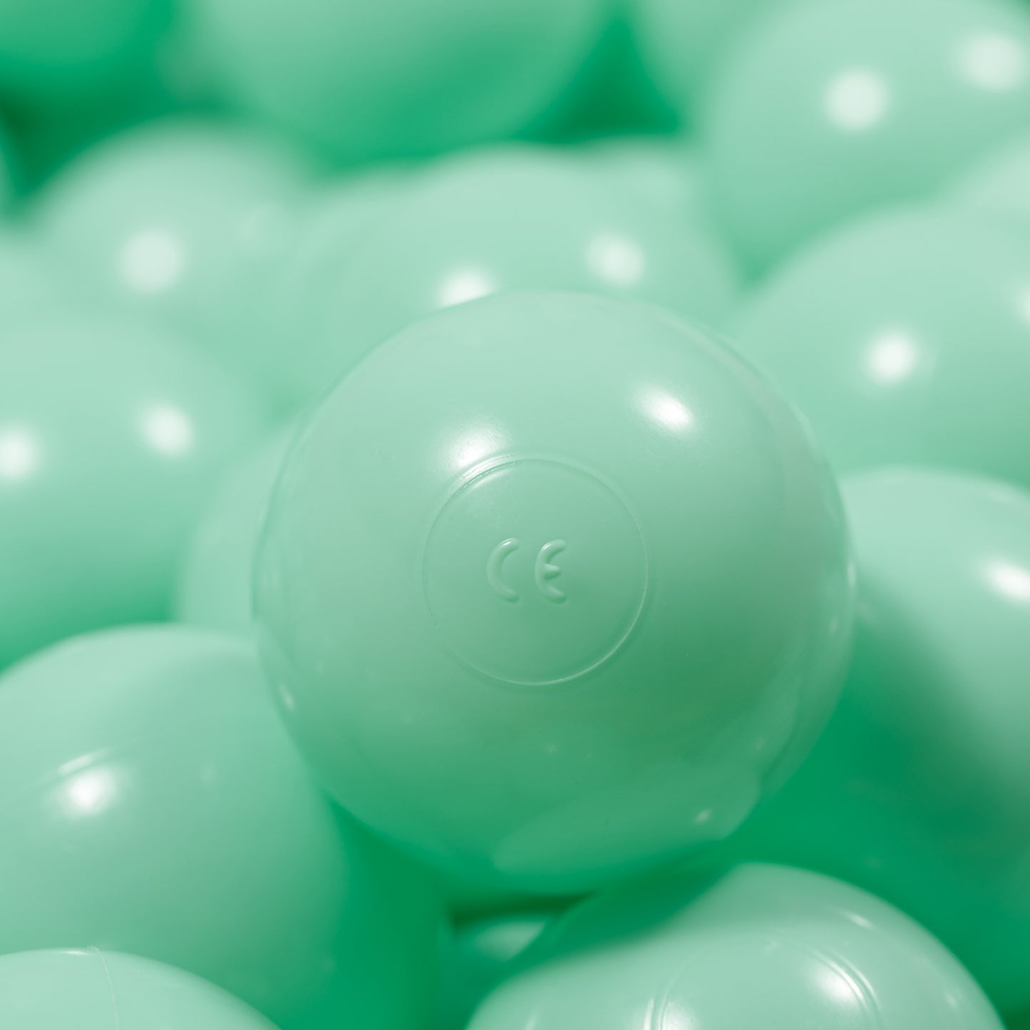 Mint Balls in ball pit 2,76" | non-toxic plastic ball pool balls |  ball pond balls