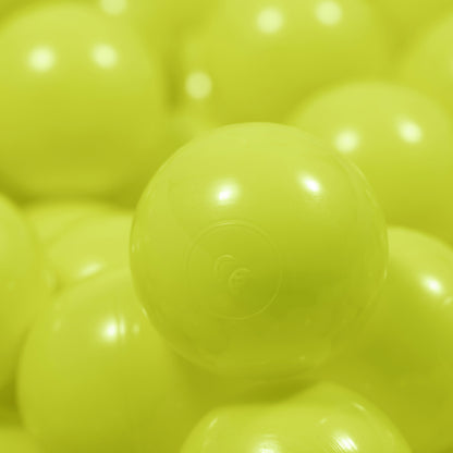 Lime Balls in ball pit 2,76" | non-toxic plastic ball pool balls |  ball pond balls