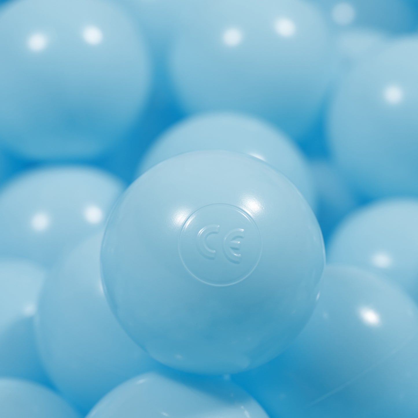 Baby blue Balls in ball pit 2,76" | non-toxic plastic ball pool balls |  ball pond balls