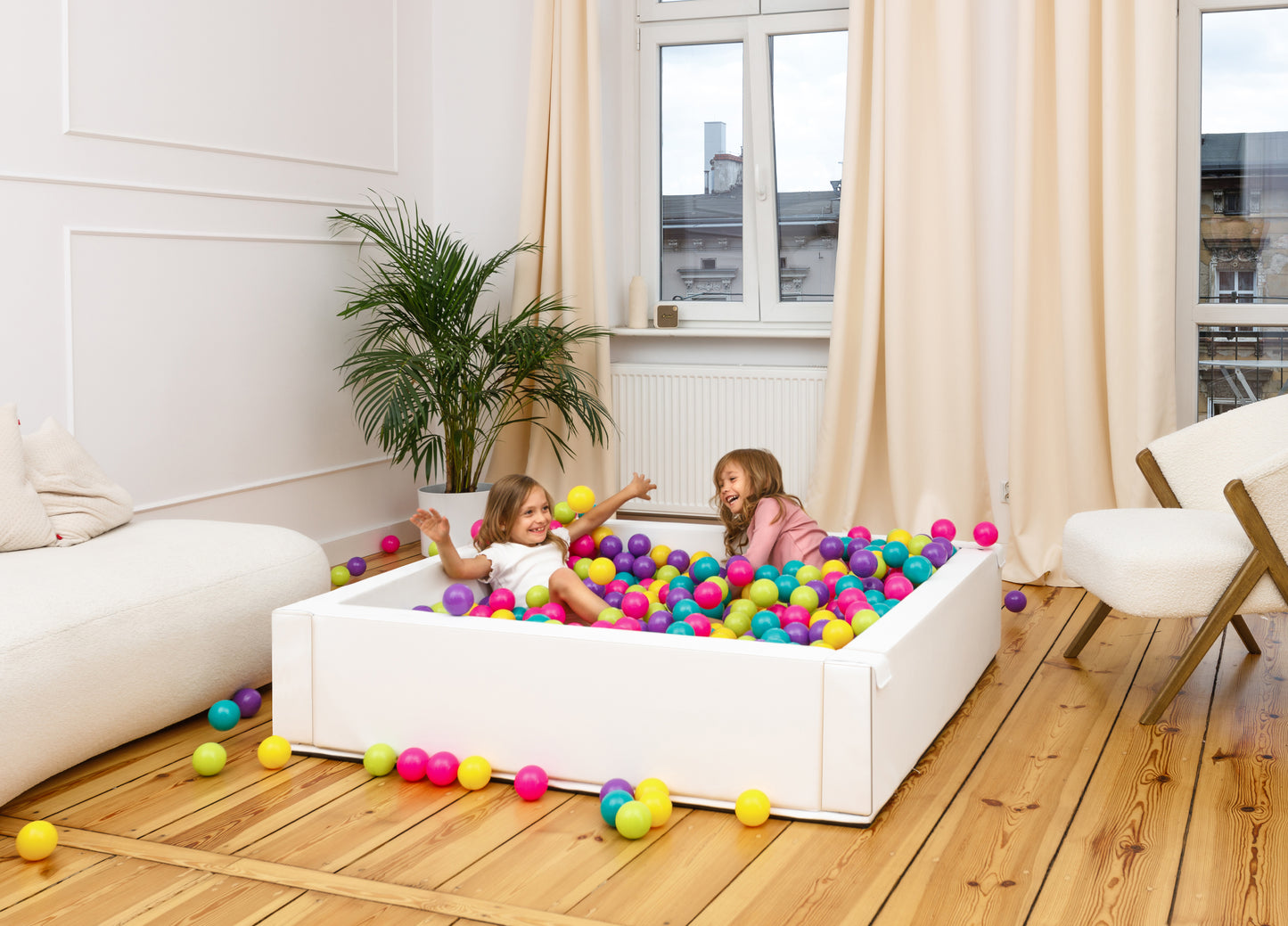 White Ball Pit, Soft play equipment, Baby Ball Pool, Activity Toy, Soft Play Area, large ball pit, foam ball pit,indoor play gym