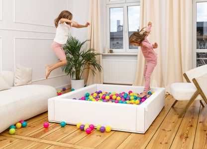 White Ball Pit, Soft play equipment, Baby Ball Pool, Activity Toy, Soft Play Area, large ball pit, foam ball pit,indoor play gym