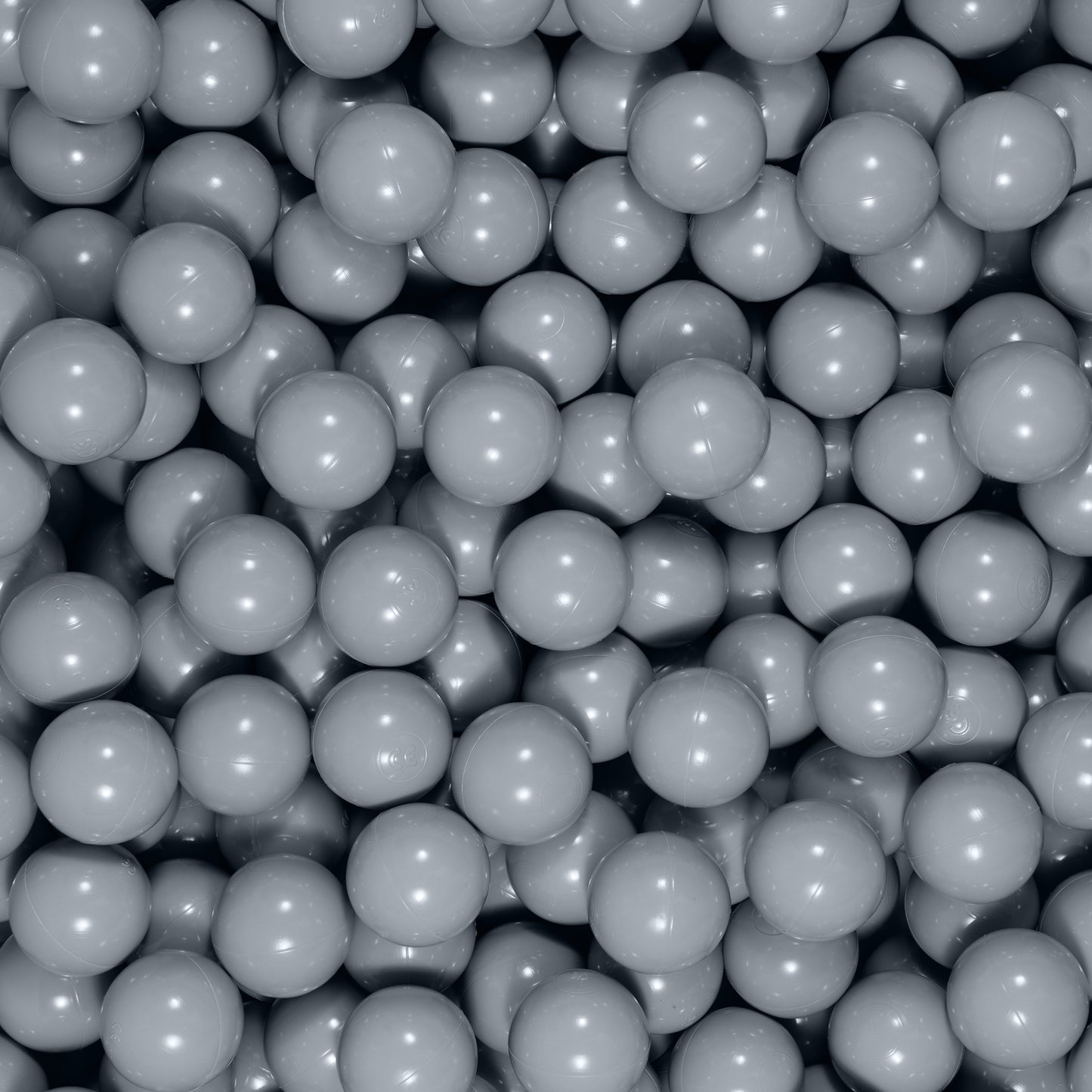 Gray Balls in ball pit 2,76" | non-toxic plastic ball pool balls |  ball pond balls