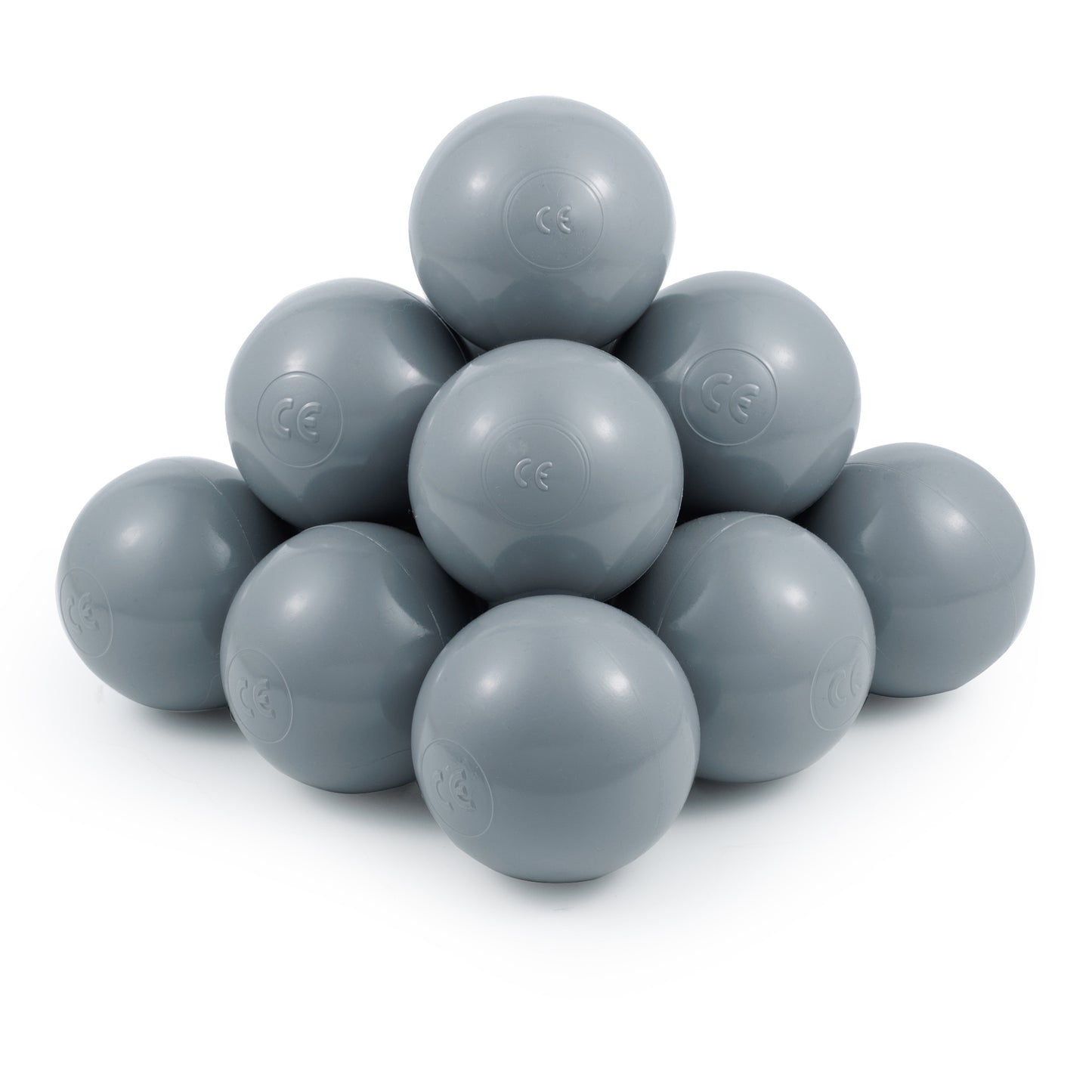 Gray Balls in ball pit 2,76" | non-toxic plastic ball pool balls |  ball pond balls