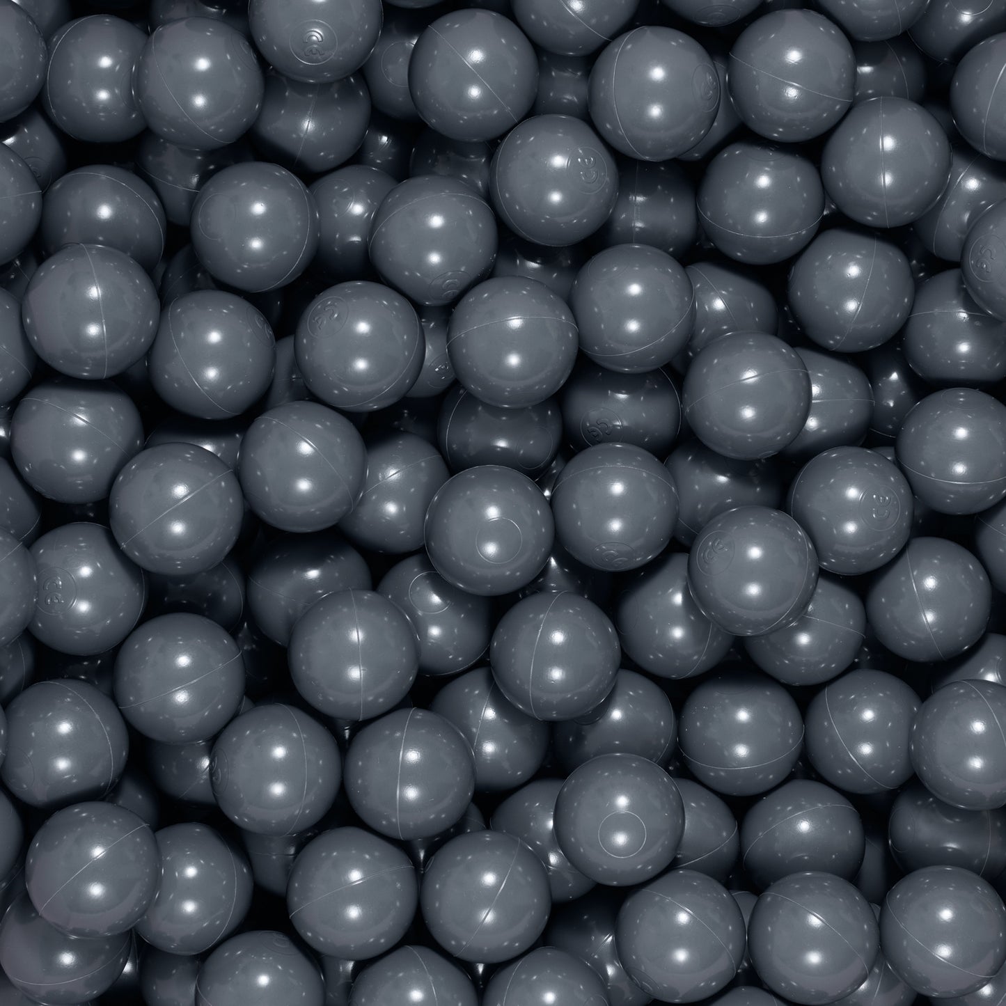 Dark gray balls Balls in ball pit 2,76" | non-toxic plastic ball pool balls |  ball pond balls