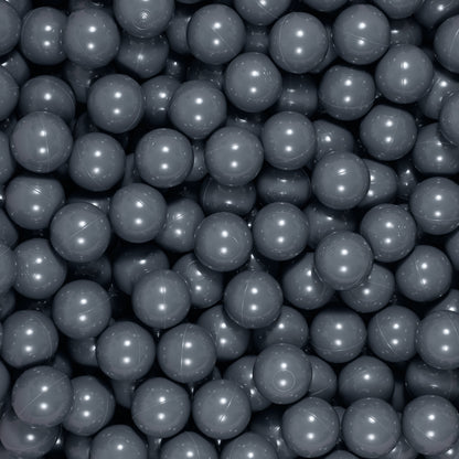 Dark gray balls Balls in ball pit 2,76" | non-toxic plastic ball pool balls |  ball pond balls