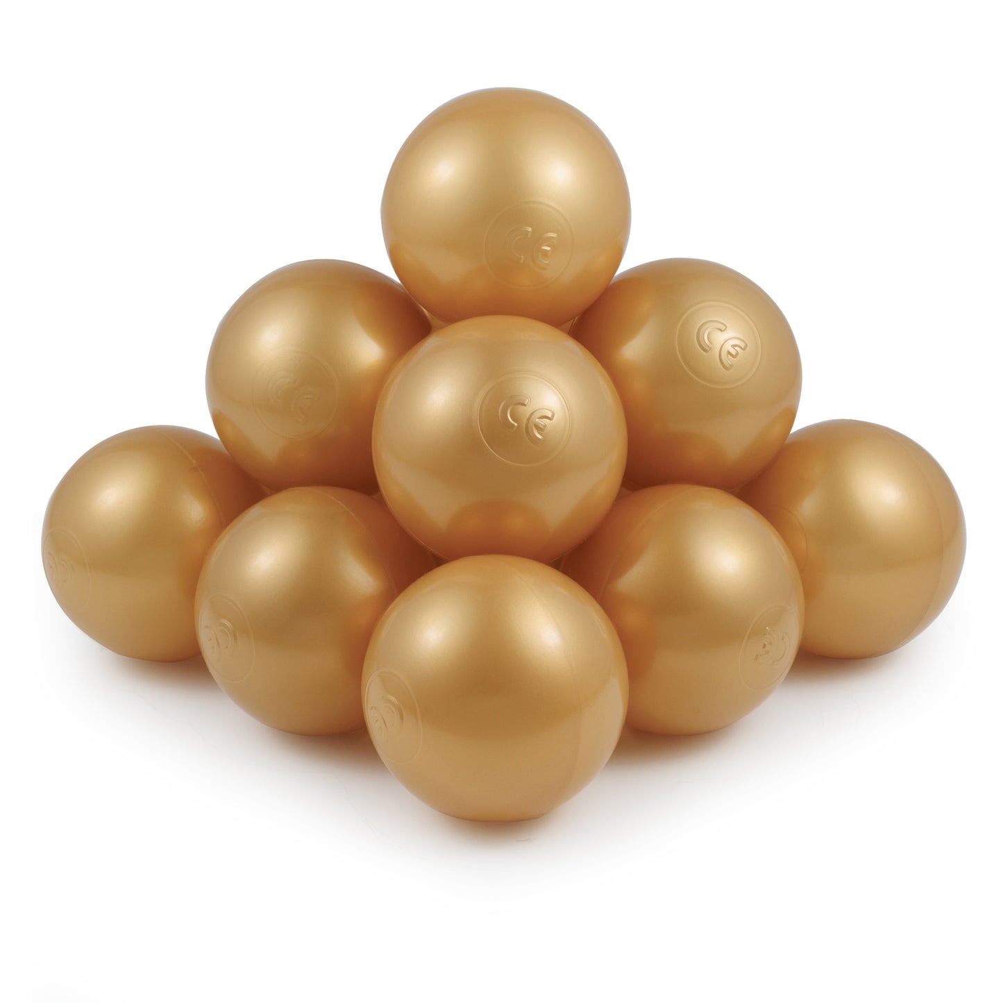 Gold color Balls in ball pit 2,76" | non-toxic plastic ball pool balls |  ball pond balls