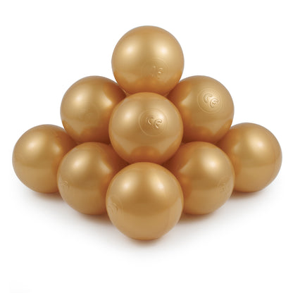 Gold color Balls in ball pit 2,76" | non-toxic plastic ball pool balls |  ball pond balls