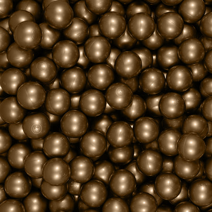 Bronze gold Balls in ball pit 2,76" | non-toxic plastic ball pool balls |  ball pond balls