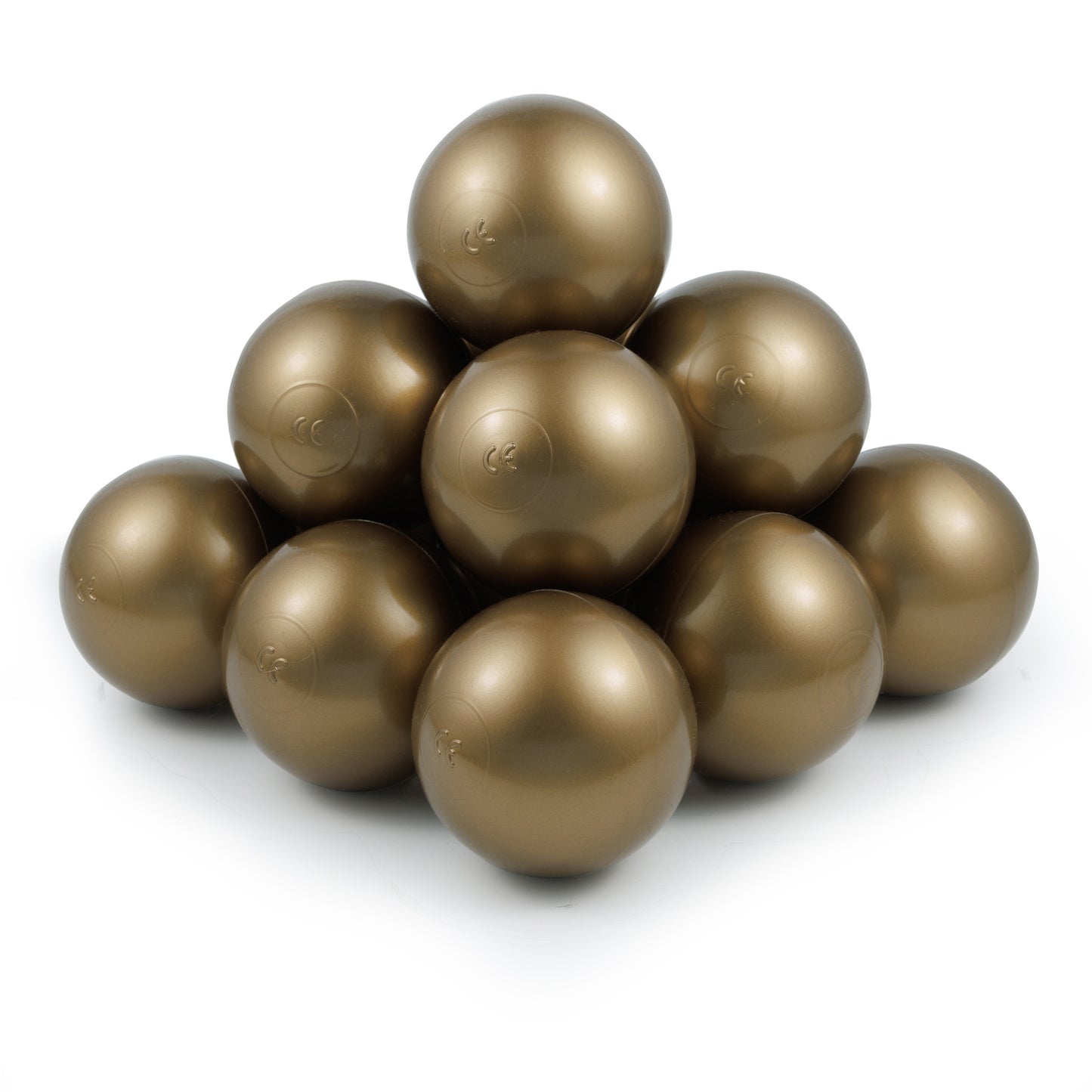 Bronze gold Balls in ball pit 2,76" | non-toxic plastic ball pool balls |  ball pond balls