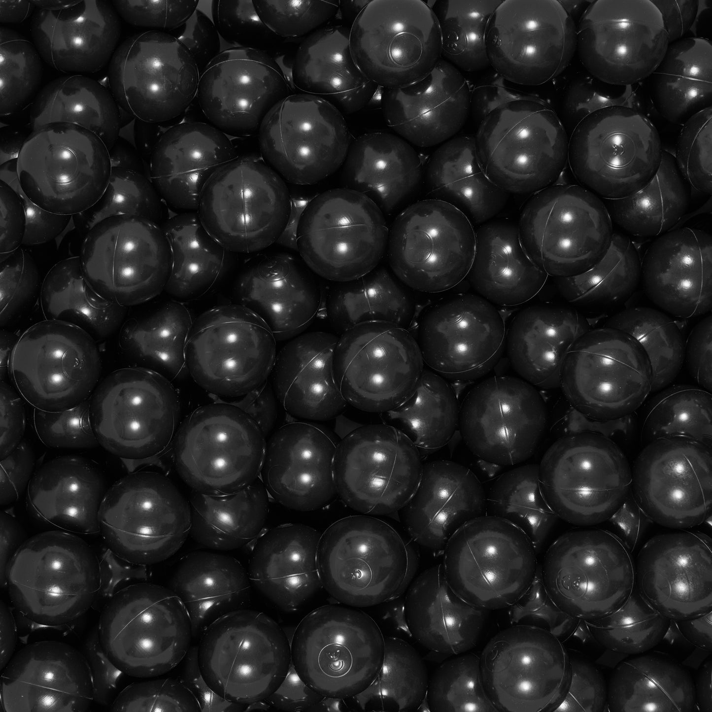 Black Balls in ball pit 2,76" | non-toxic plastic ball pool balls |  ball pond balls