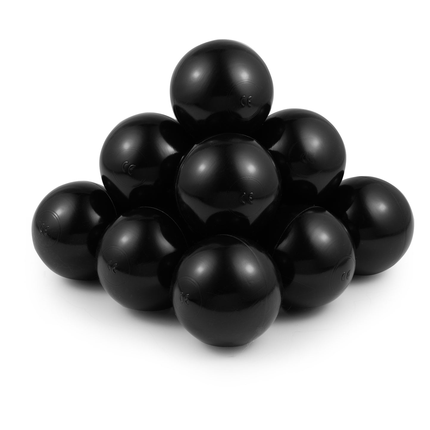 Black Balls in ball pit 2,76" | non-toxic plastic ball pool balls |  ball pond balls