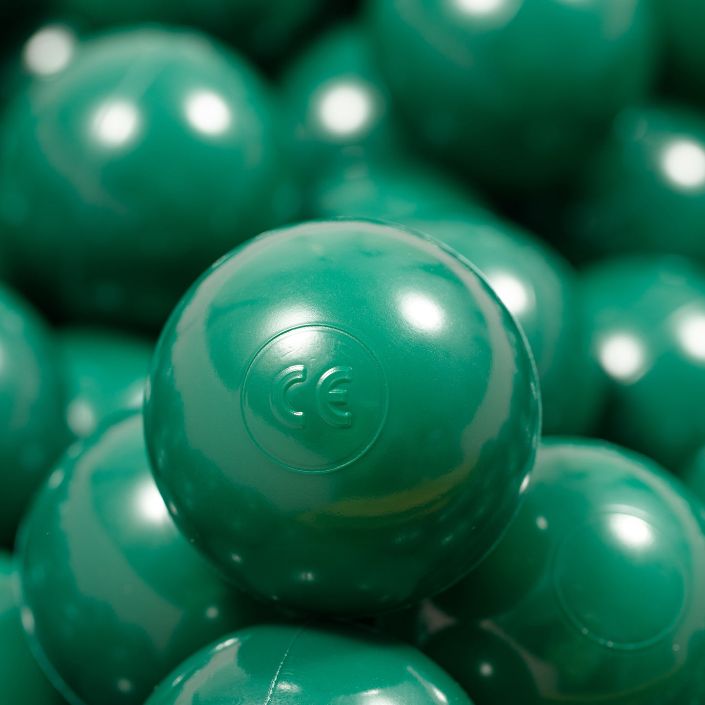 Dark green Balls in ball pit 2,76" | non-toxic plastic ball pool balls |  ball pond balls