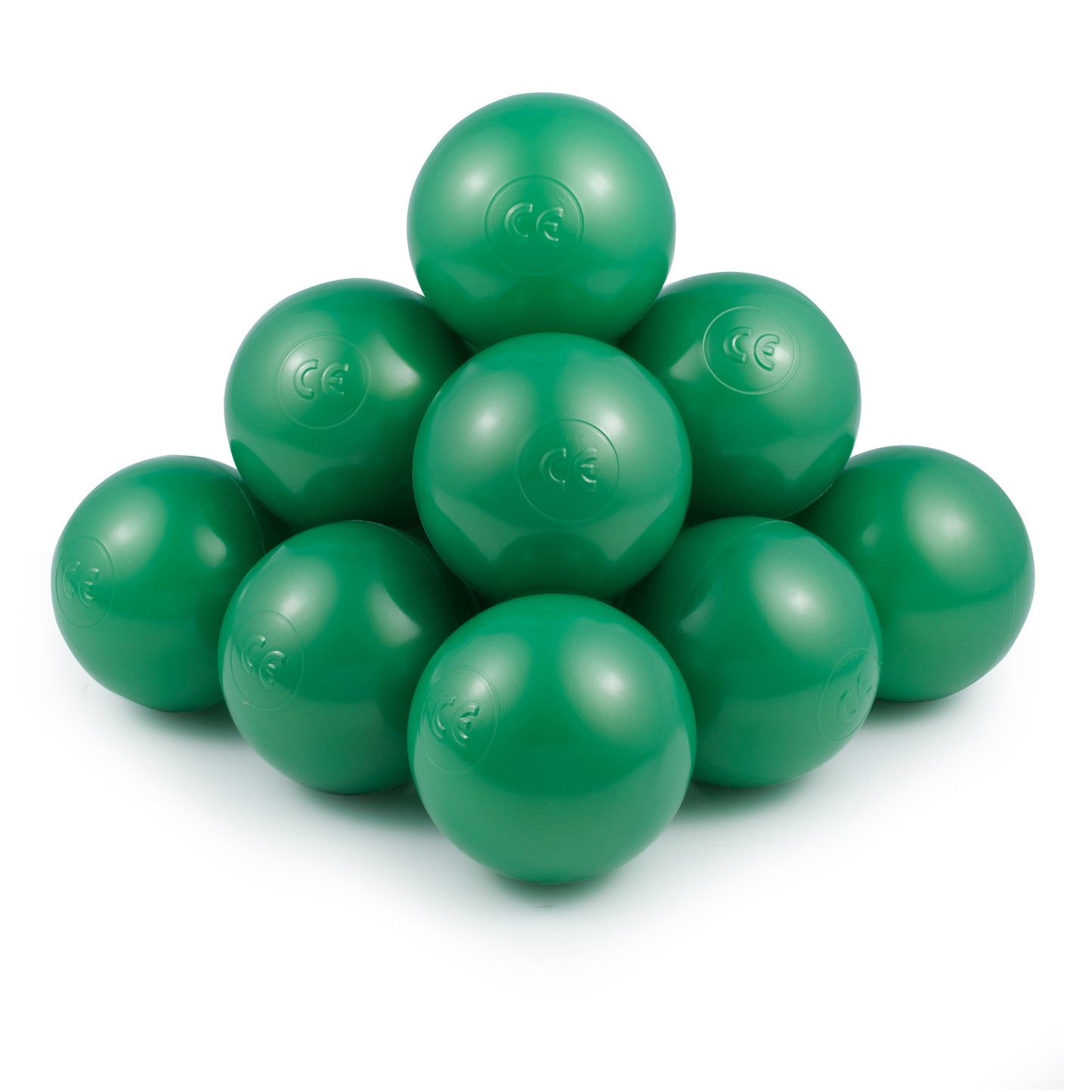 Metallic green Balls in ball pit 2,76" | non-toxic plastic ball pool balls |  ball pond balls