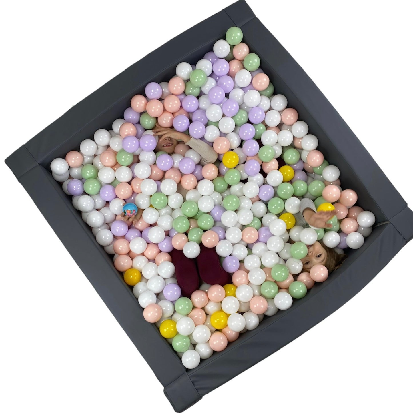 Gray Ball Pit, Childs ball pool, Foam ball pit for kids