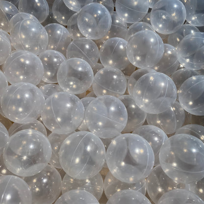 Transparent Balls in ball pit 2,76" | non-toxic plastic ball pool balls |  ball pond balls