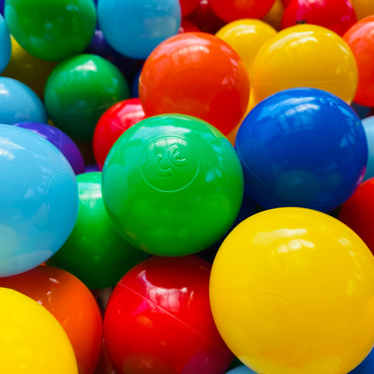 Multicolor Balls in ball pit 2,76" | non-toxic plastic ball pool balls |  ball pond balls