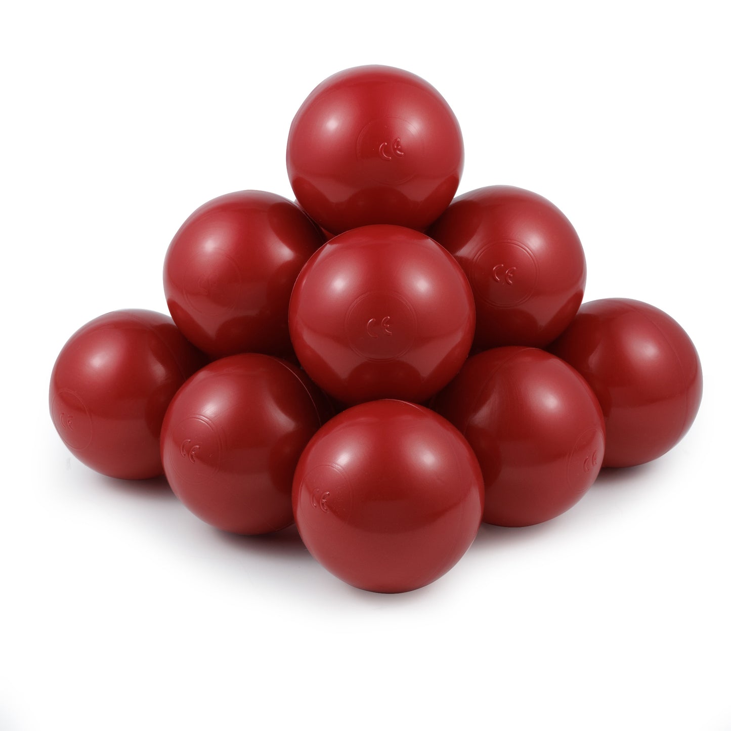 Dark red Balls in ball pit 2,76" | non-toxic plastic ball pool balls |  ball pond balls