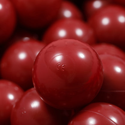 Dark red Balls in ball pit 2,76" | non-toxic plastic ball pool balls |  ball pond balls