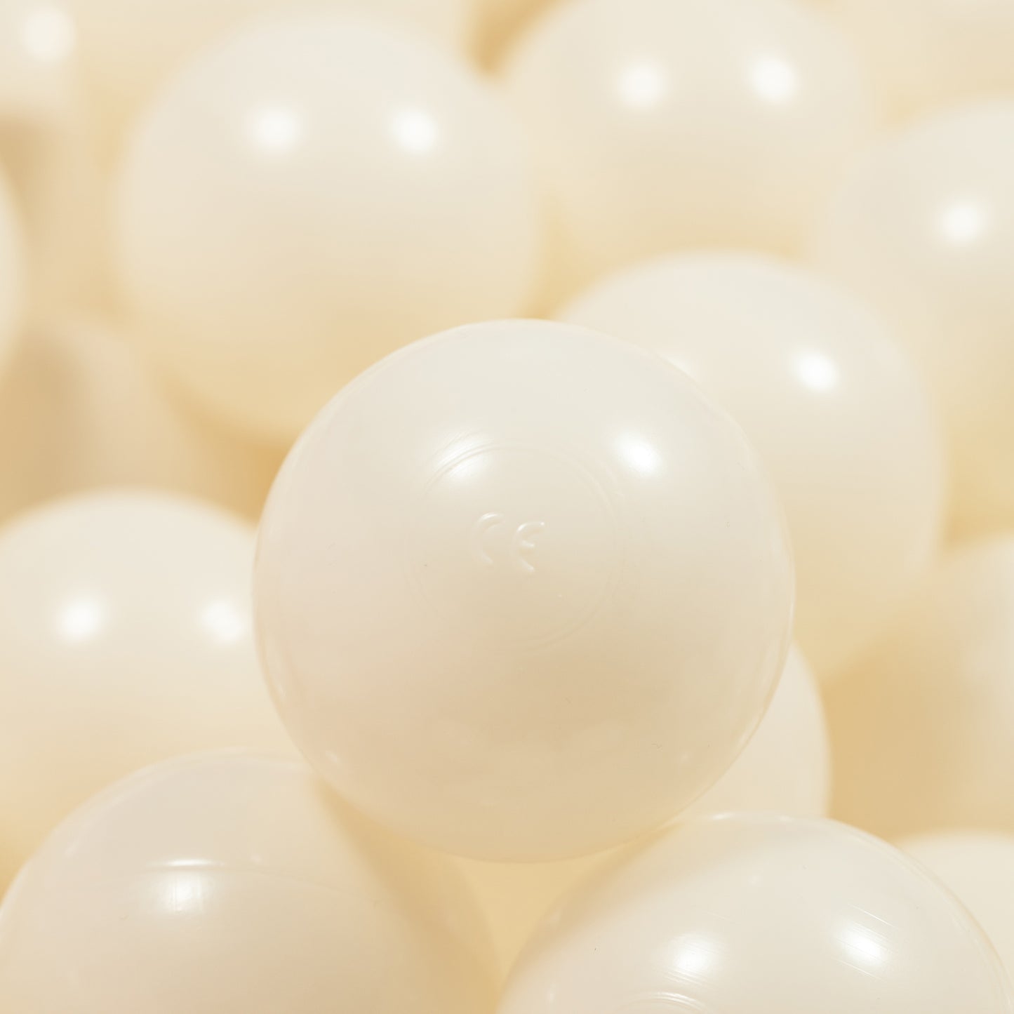 Light yellow Balls in ball pit 2,76" | non-toxic plastic ball pool balls |  ball pond balls