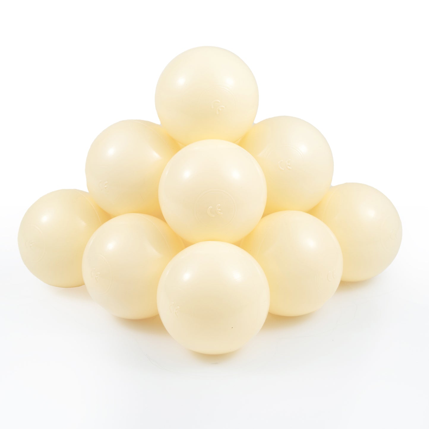 Light yellow Balls in ball pit 2,76" | non-toxic plastic ball pool balls |  ball pond balls