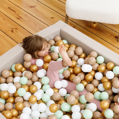 Beige Ball Pit, Soft play equipment, Baby Ball Pool,  Soft Play Area, Handmade ballpit