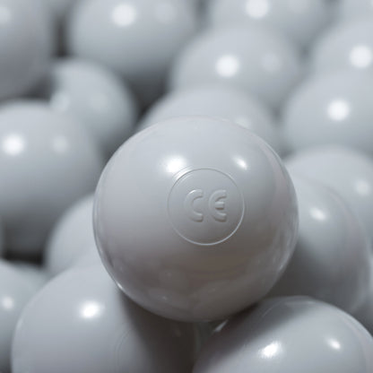 Light gray Balls in ball pit 2,76" | non-toxic plastic ball pool balls |  ball pond balls