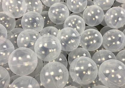 Transparent Balls in ball pit 2,76" | non-toxic plastic ball pool balls |  ball pond balls